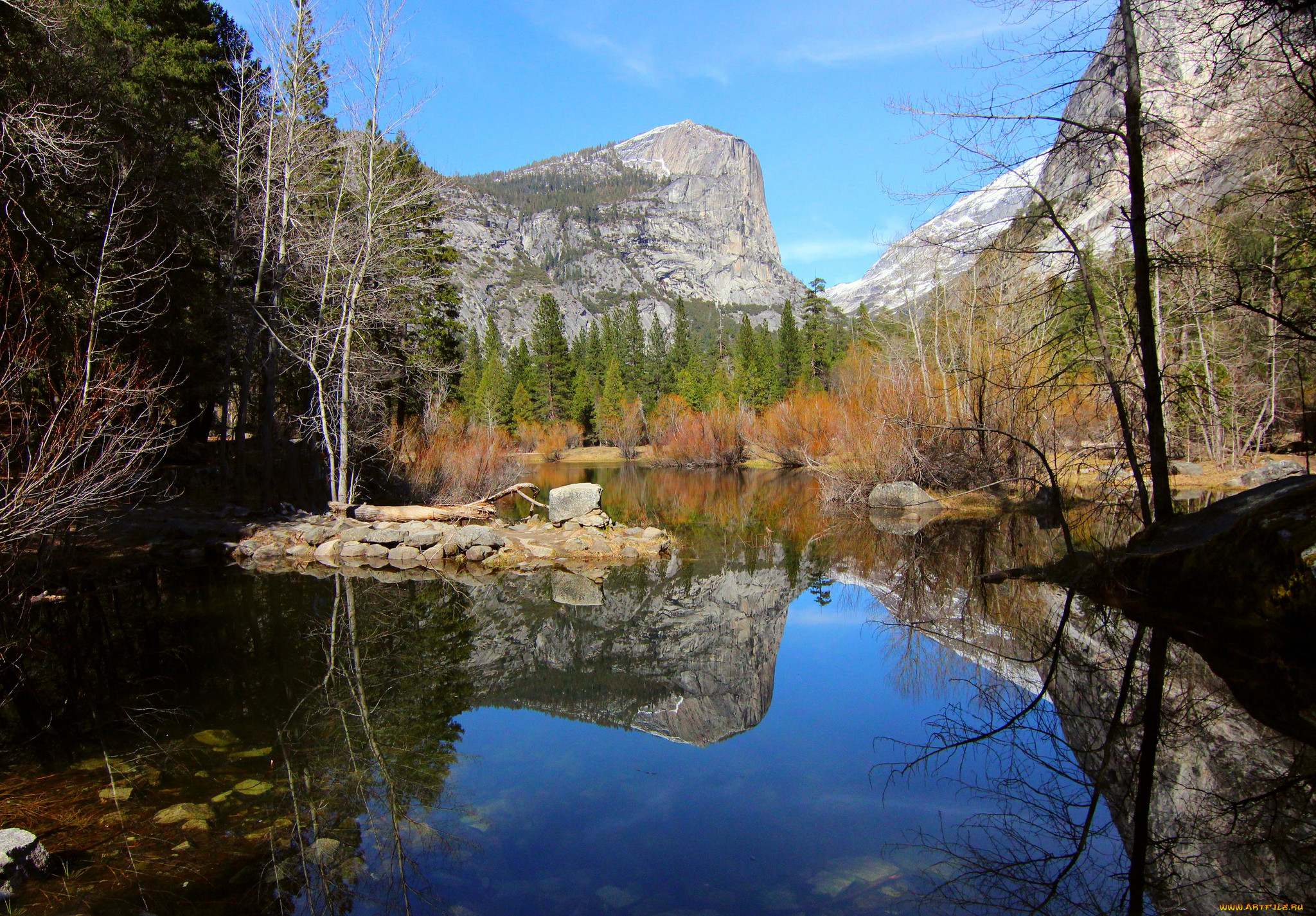 , , , yosemite, national, park, , mirror, lake, , mariposa, county